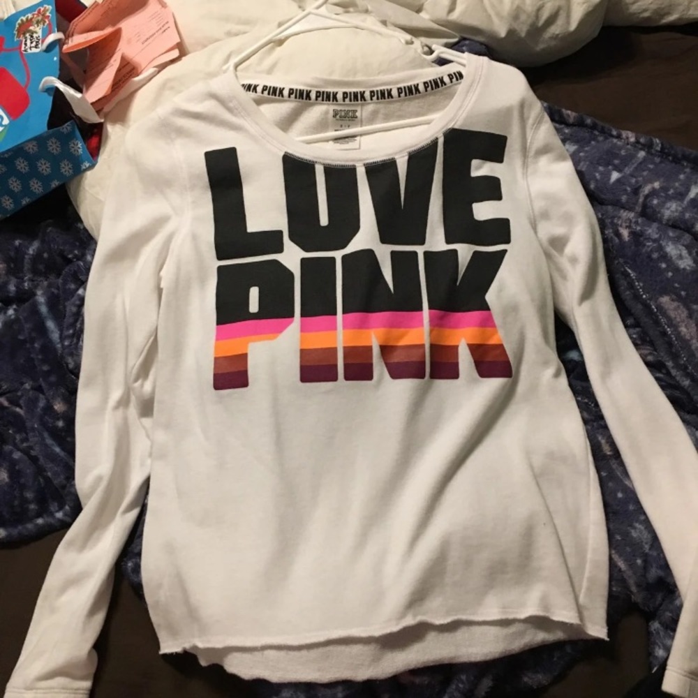 Vs pink light sweater